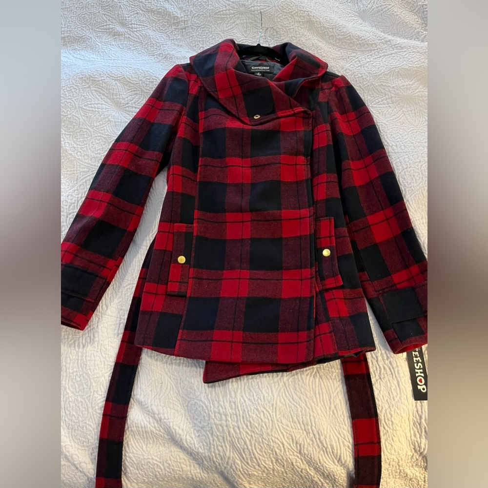 NWT Buffalo plaid jacket size medium